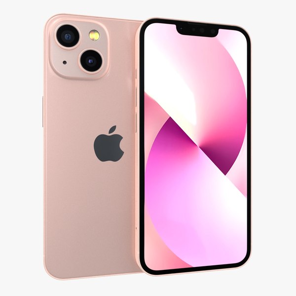 Apple iPhone 13 Pink 3D