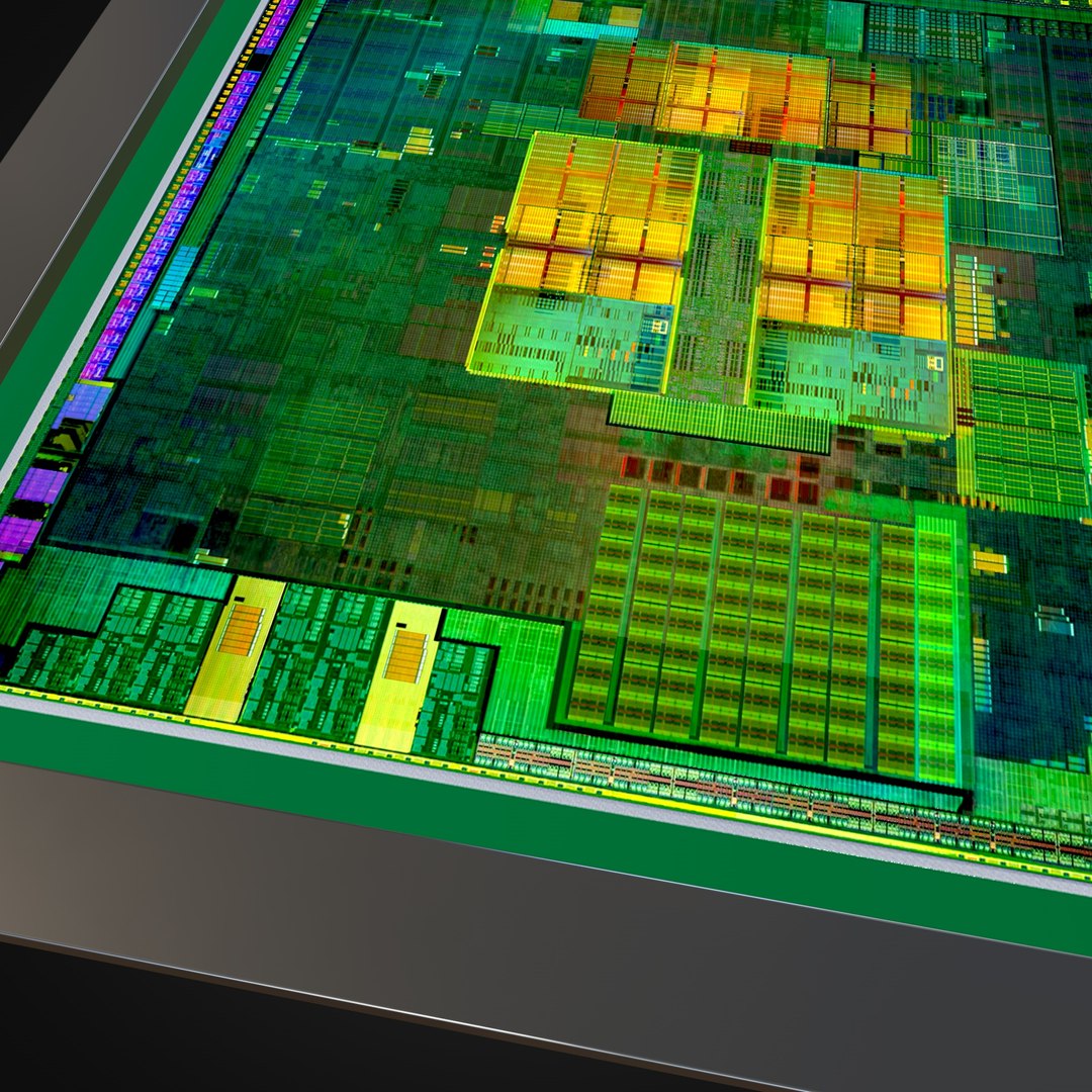 Cpu Die 3D Model - TurboSquid 1607030