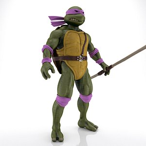3D TMNT Ninja Turtles Donatello model