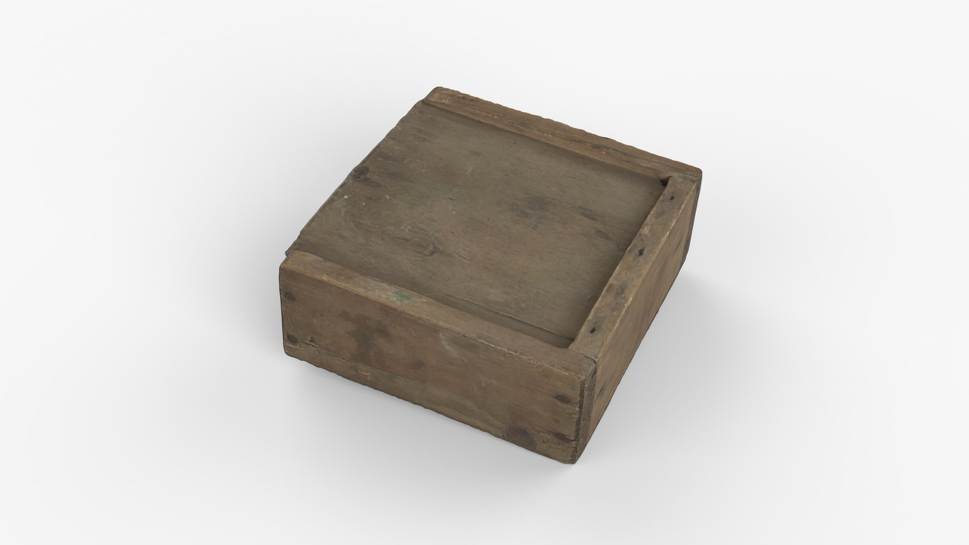 Photorealistic 3D Scan Of Old Wooden Toolbox Model - TurboSquid 2349612