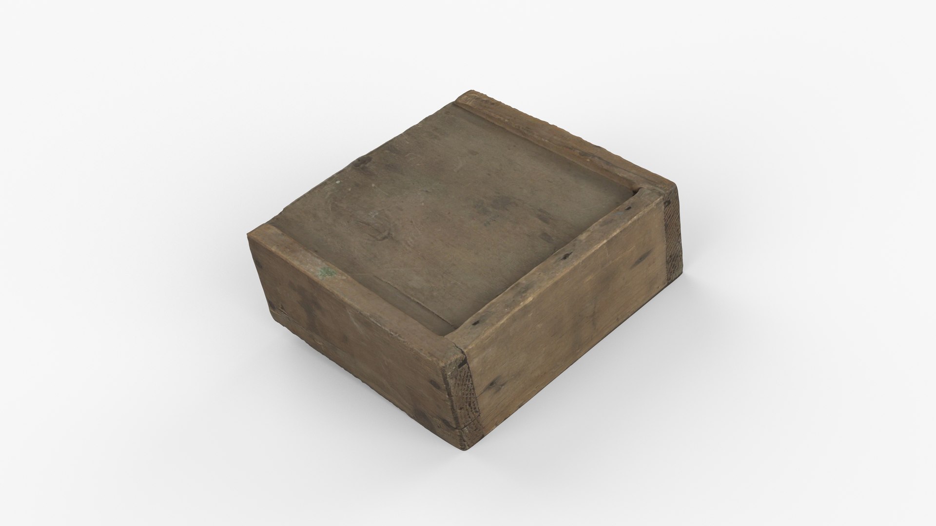 Photorealistic 3D Scan Of Old Wooden Toolbox Model - TurboSquid 2349612