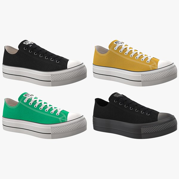 Chuck Taylor All Star Lift Platform Low Top Sneakers Collection model