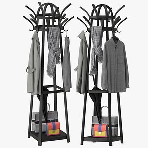 3D Kolo Moser Coat Rack