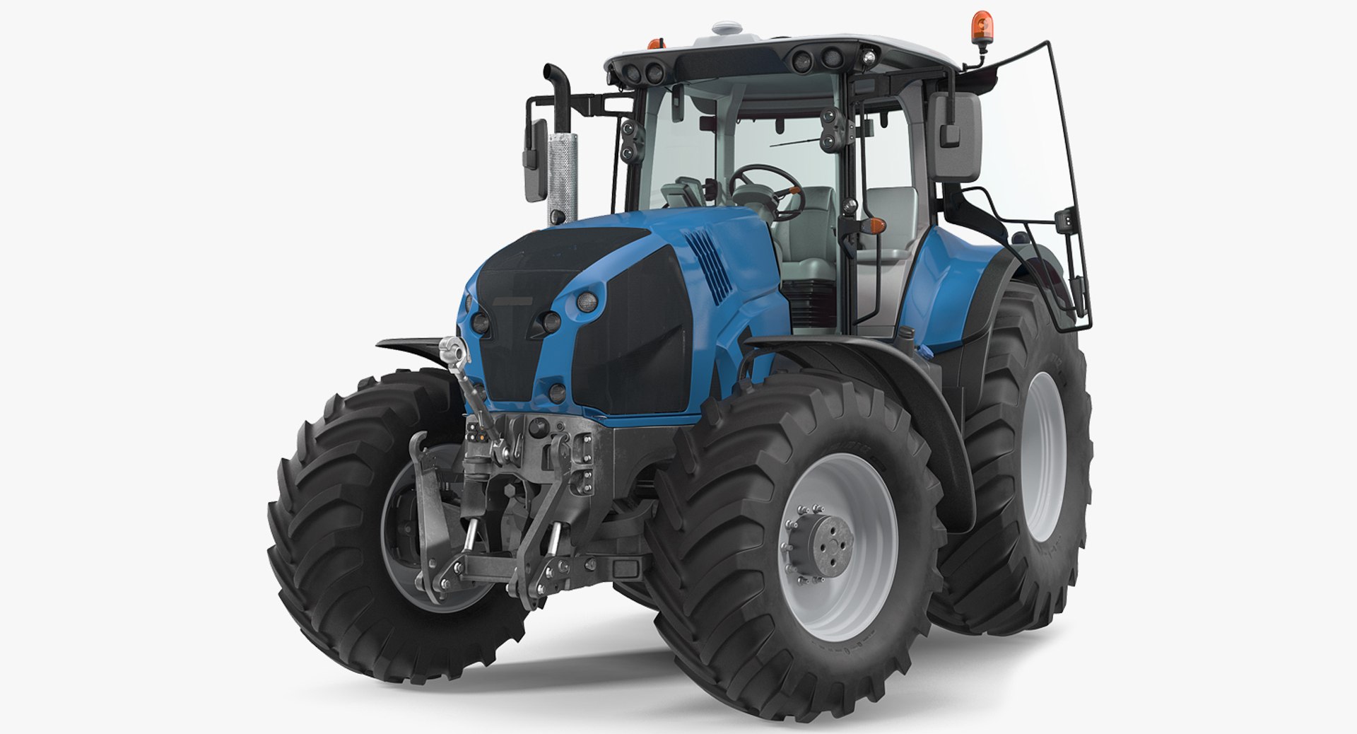 New Tractor Generic Rigged 3D model preview
