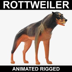 Rottweiler (Animated Rigged)