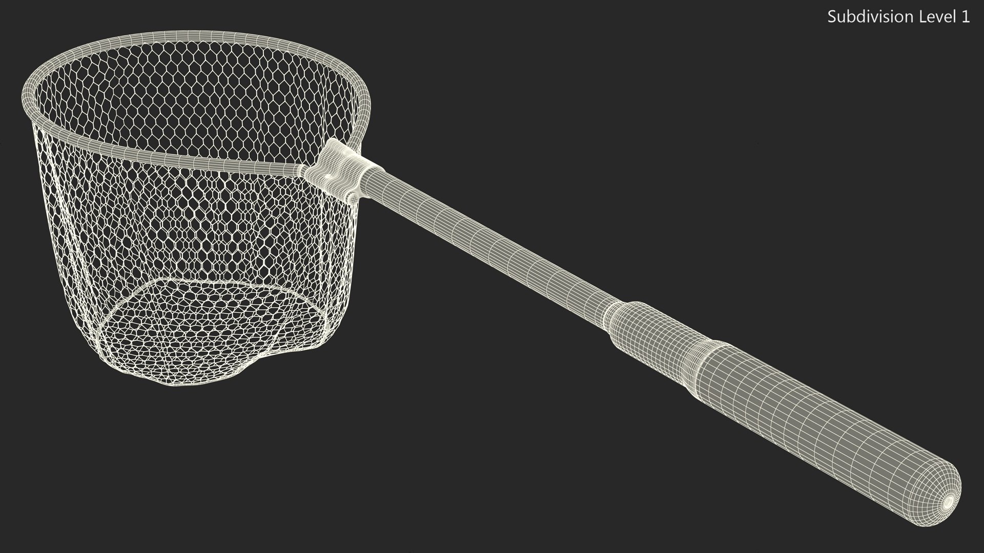 3D Fish Landing Net model - TurboSquid 2137105
