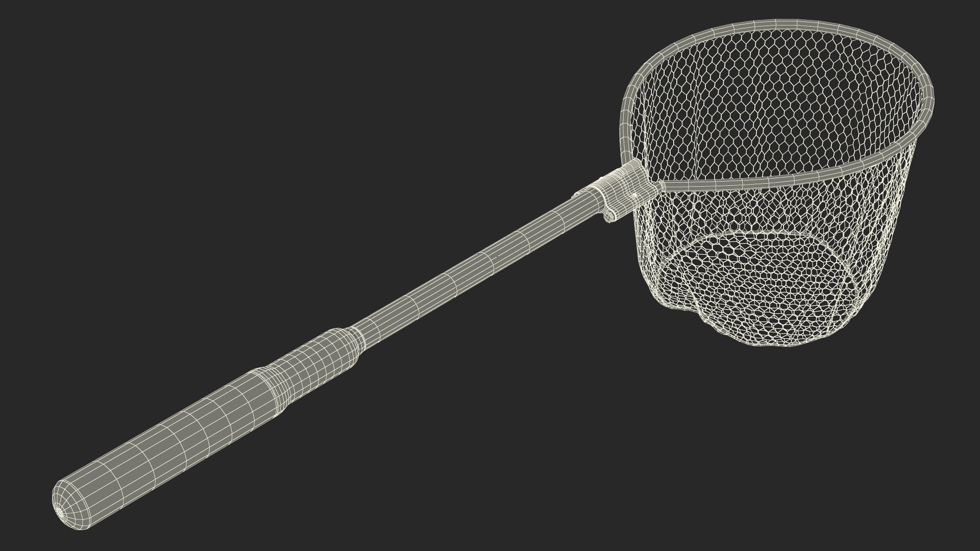 3D Fish Landing Net model - TurboSquid 2137105
