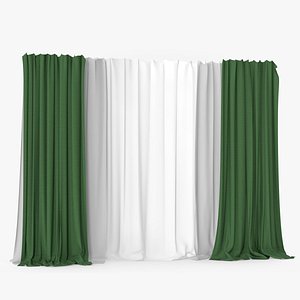 Elegant Curtains Green