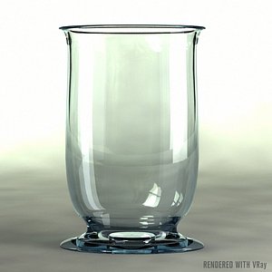 Glass Vase Oval  [VR]
