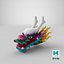 chinese dragon head 3D