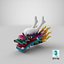 chinese dragon head 3D