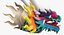 chinese dragon head 3D