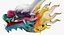 chinese dragon head 3D