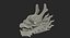 chinese dragon head 3D