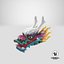 chinese dragon head 3D