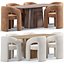 Prato ogogo chair and Eettafel Santiago Woodvineer table