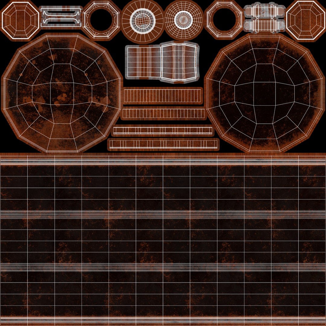 3D Steel Barrel - Black - Rusted - TurboSquid 2110859