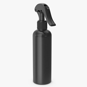 spray bottle black reusable 3D