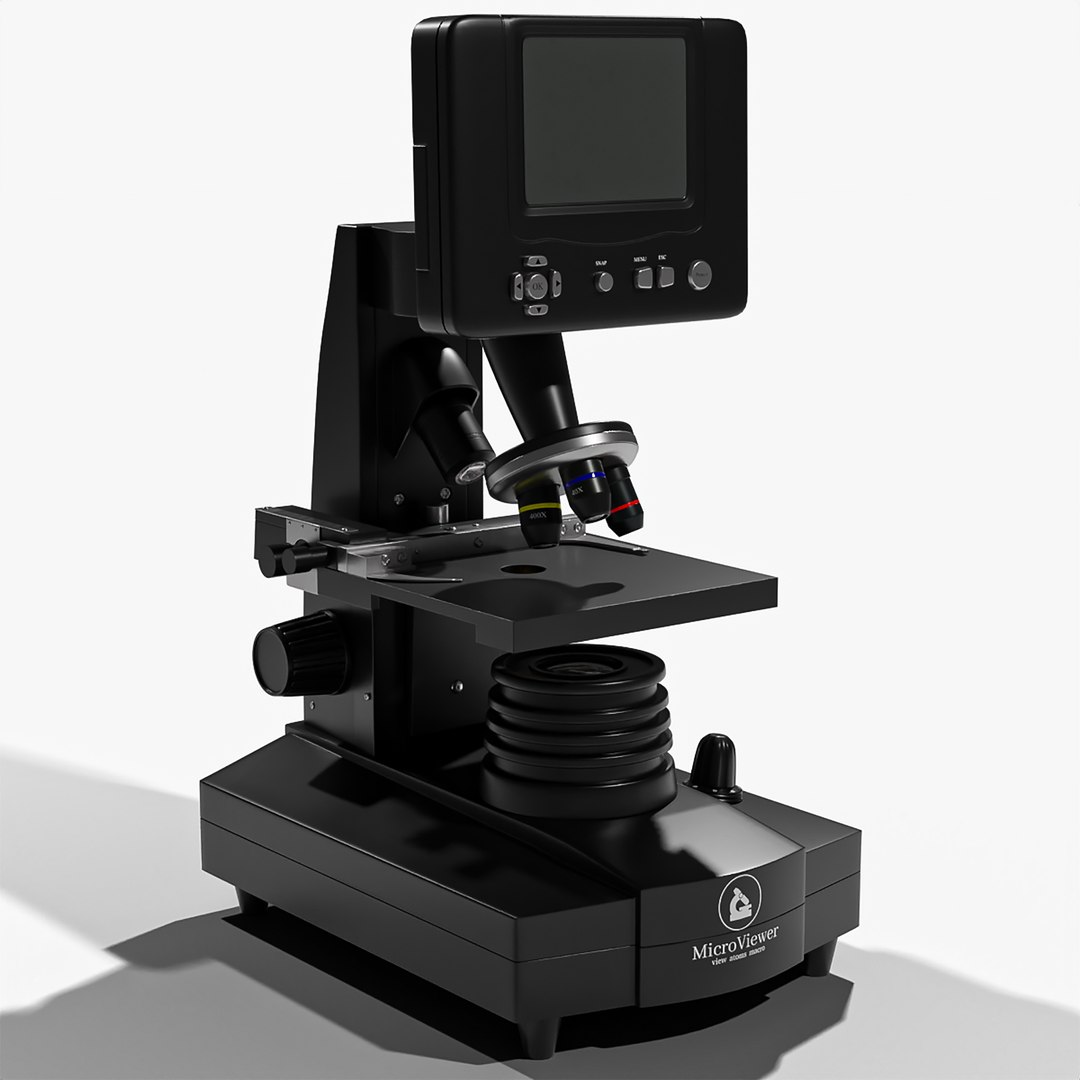3D Digital Lab Student Microscope Model - TurboSquid 2216853