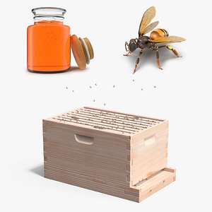 3D model honey farm
