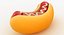 Cartoon Grill Hot Dog with Sauce