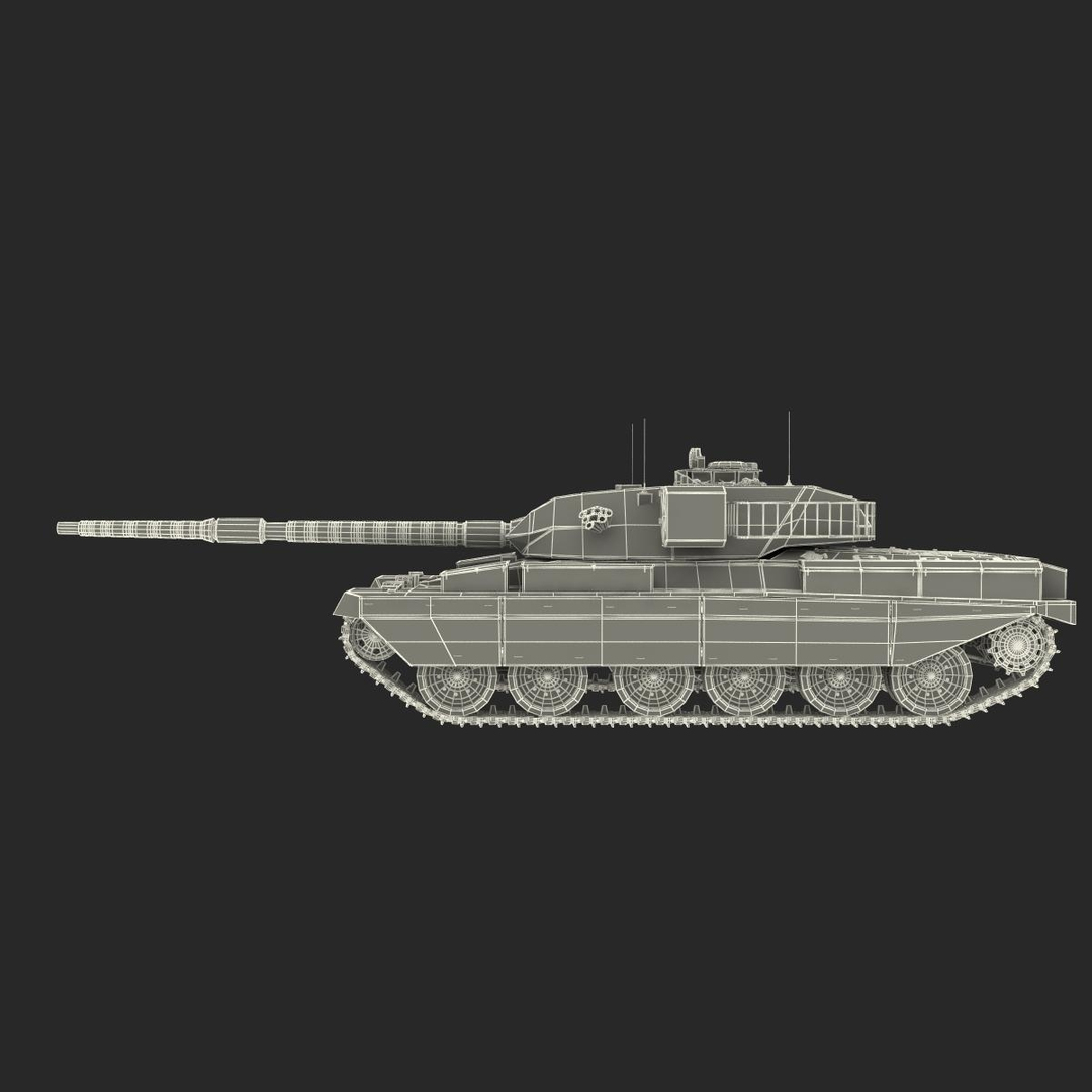 Chieftain United Kingdom Battle Tank 2 ~ 3D Model #89286348