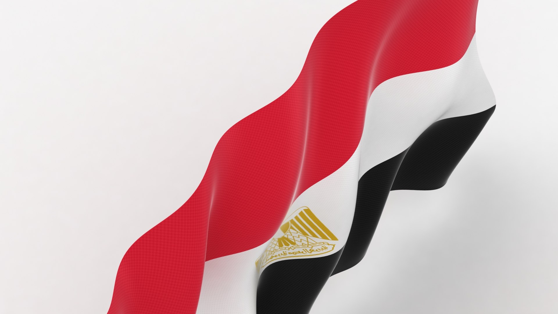 Realistic Egypt Flag 3d Turbosquid 1613694 5524