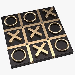 3D model Desktop Tic Tac Toe Game - TurboSquid 1782442