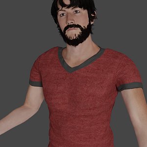 Rigged Male Character 27 model