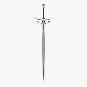 Medieval Sword  L1788 3D model