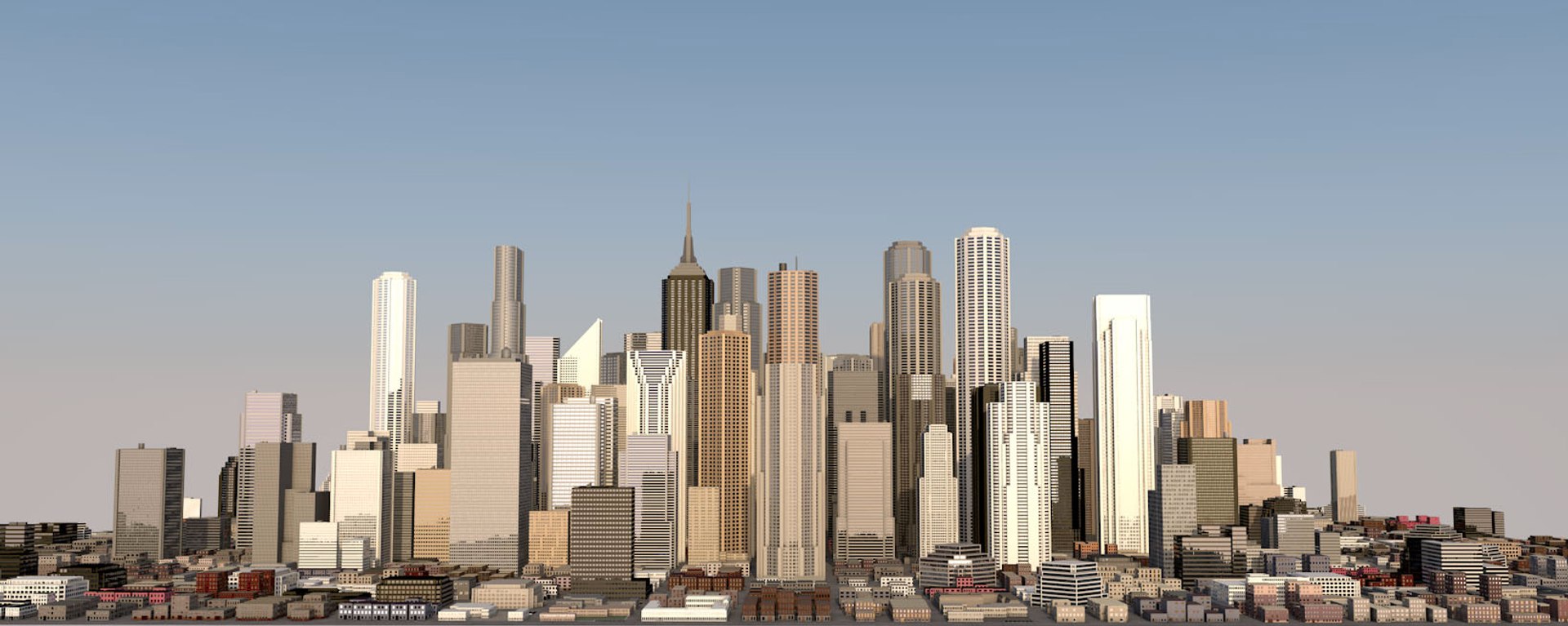 3D City Cityscape Model - TurboSquid 1308549