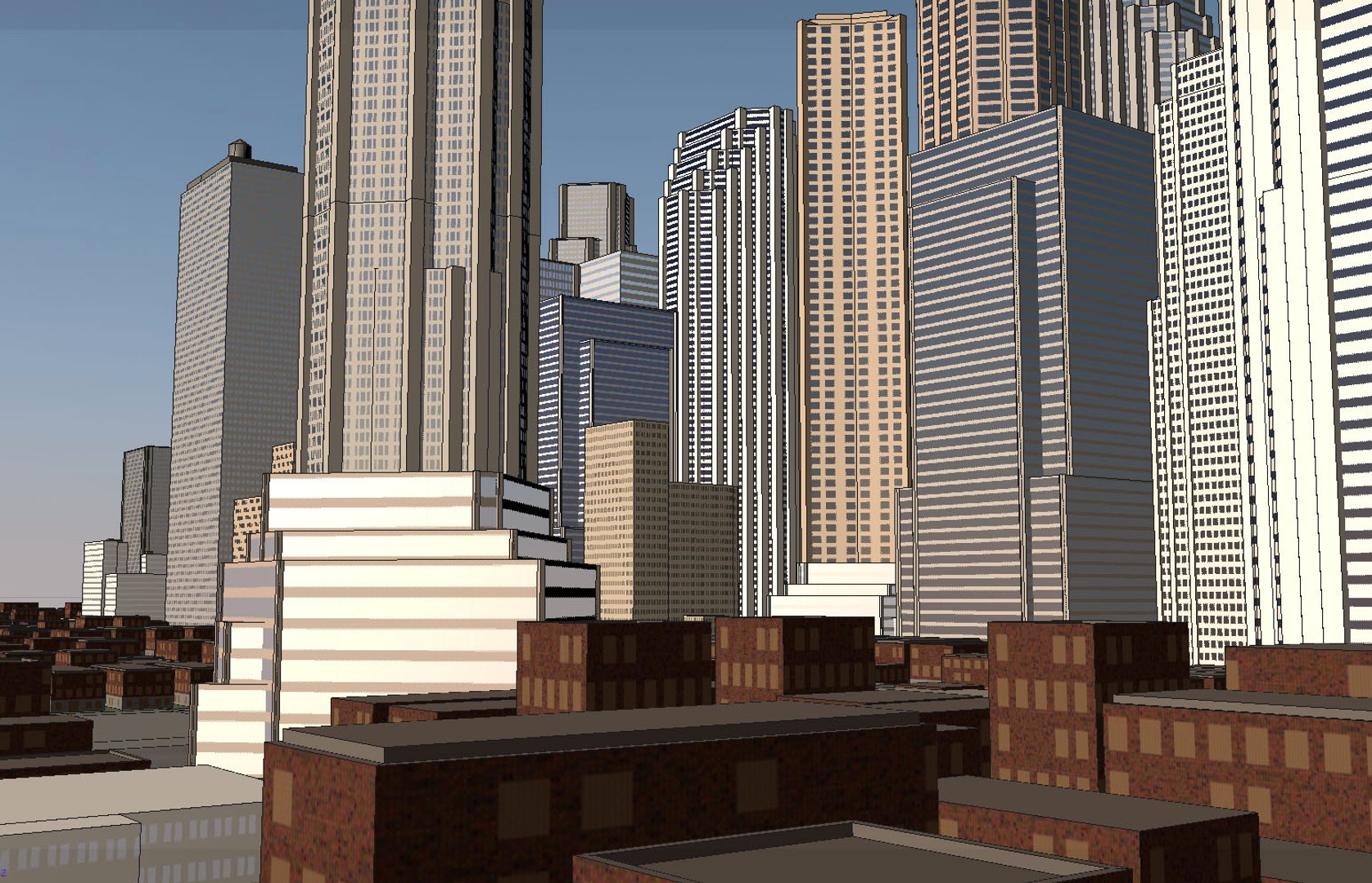3D City Cityscape Model - TurboSquid 1308549