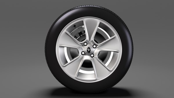 3D renault sandero wheel 2016 - TurboSquid 1387849