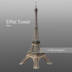 3D model eiffel tower