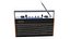 Retro-Radio und Plattenspieler