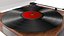 Retro-Radio und Plattenspieler