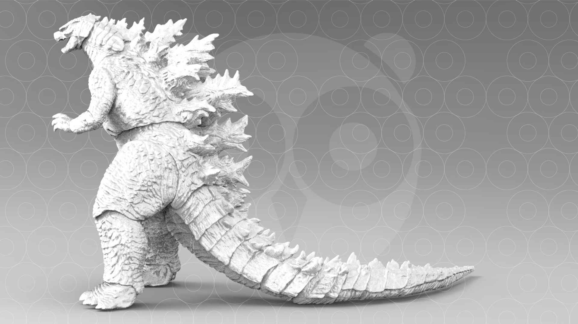 Godzilla Print 3D Model TurboSquid 2108556