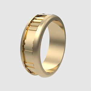 Minimalist Roman Numerals Ring JDBCo