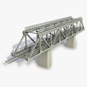 3D modular railway bridge
