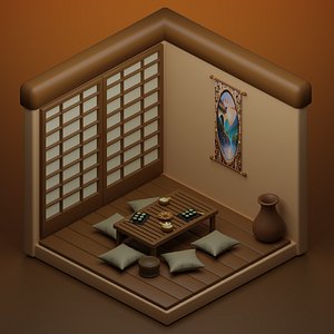 3D Japon Mutfak model