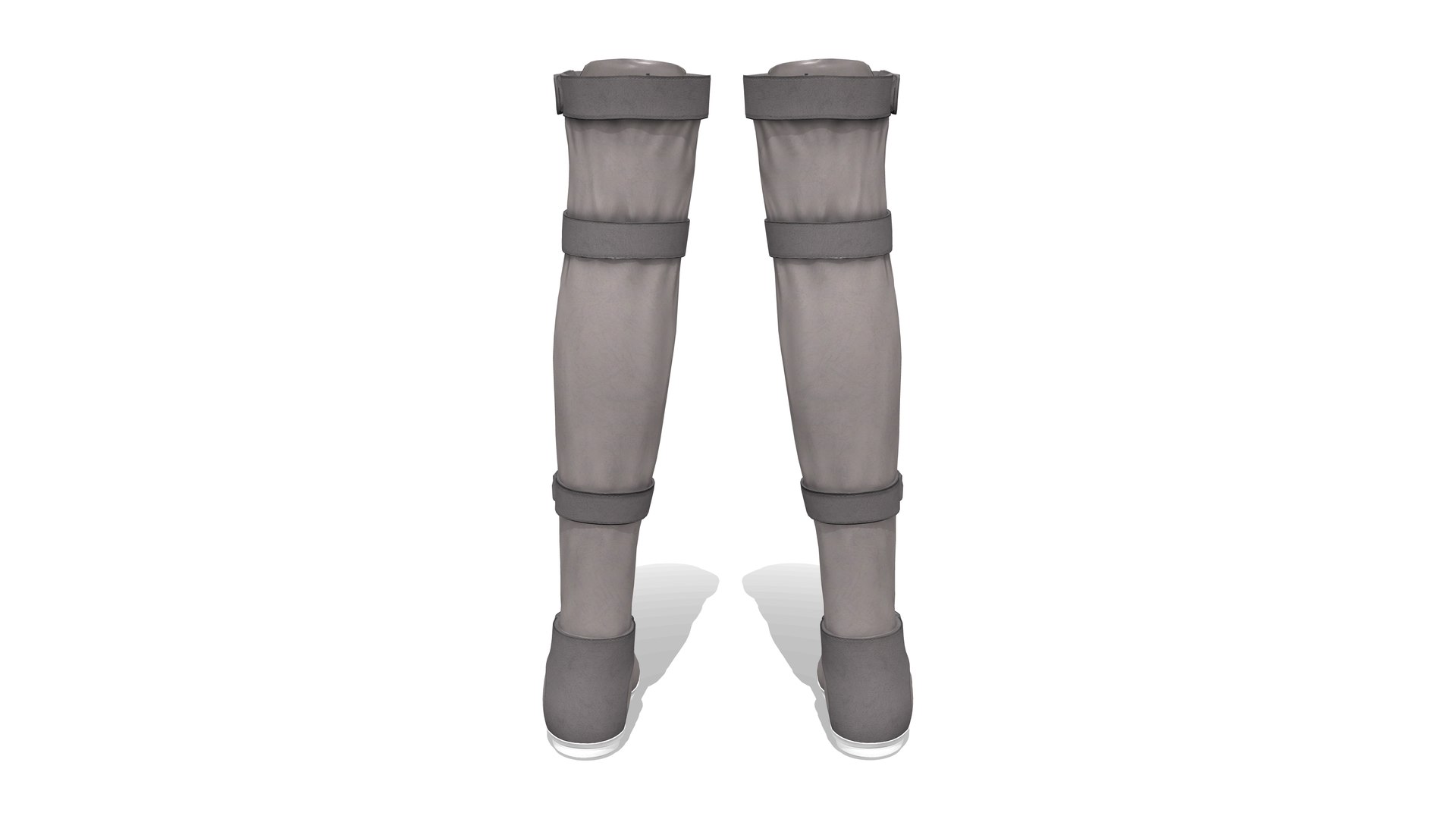 Grey Suede Over the Knee Lace Up Detail Boots - Alora