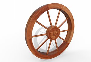 wagon wheel 3D