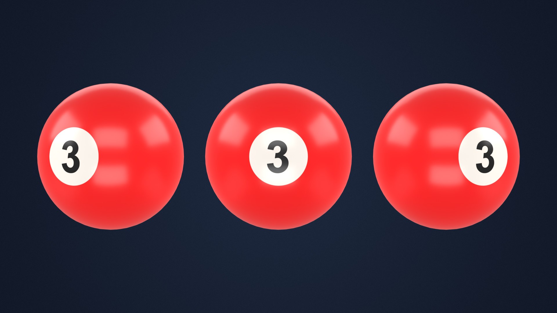 3D Billiard balls model TurboSquid 2017014