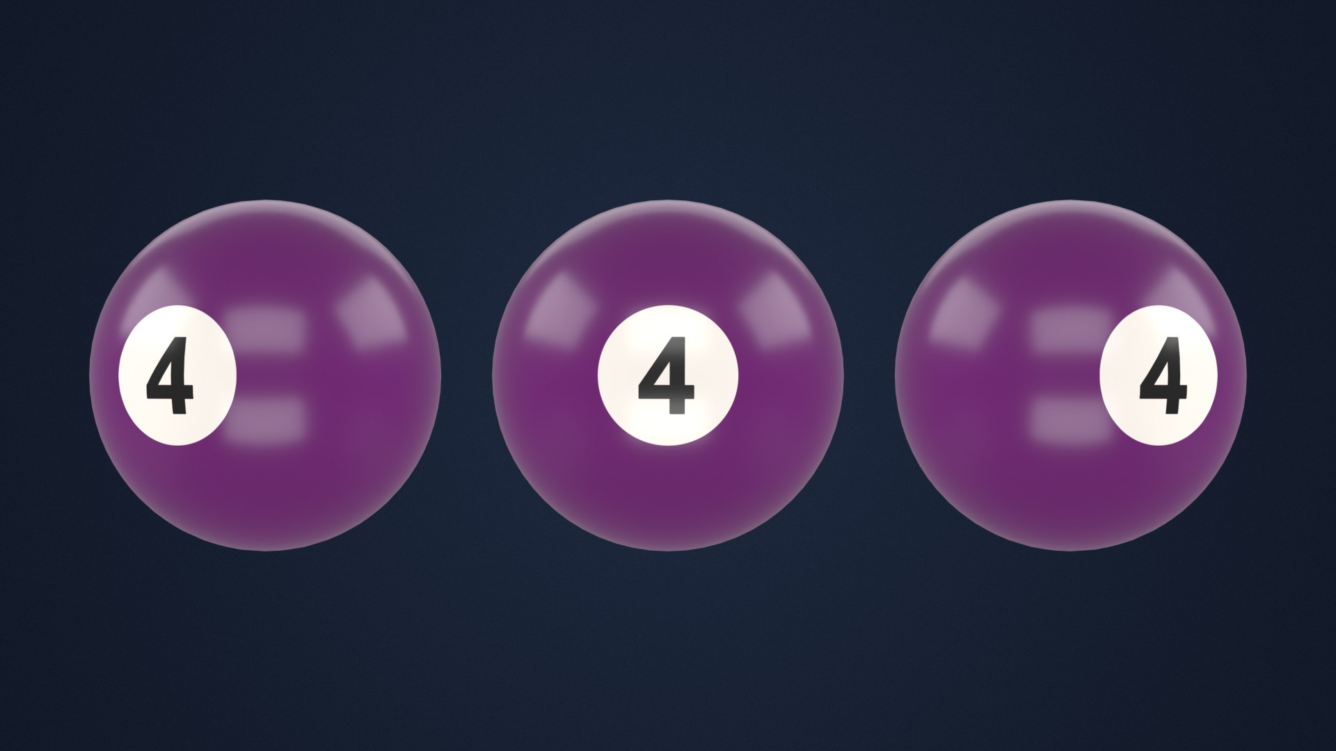 3D Billiard balls model TurboSquid 2017014