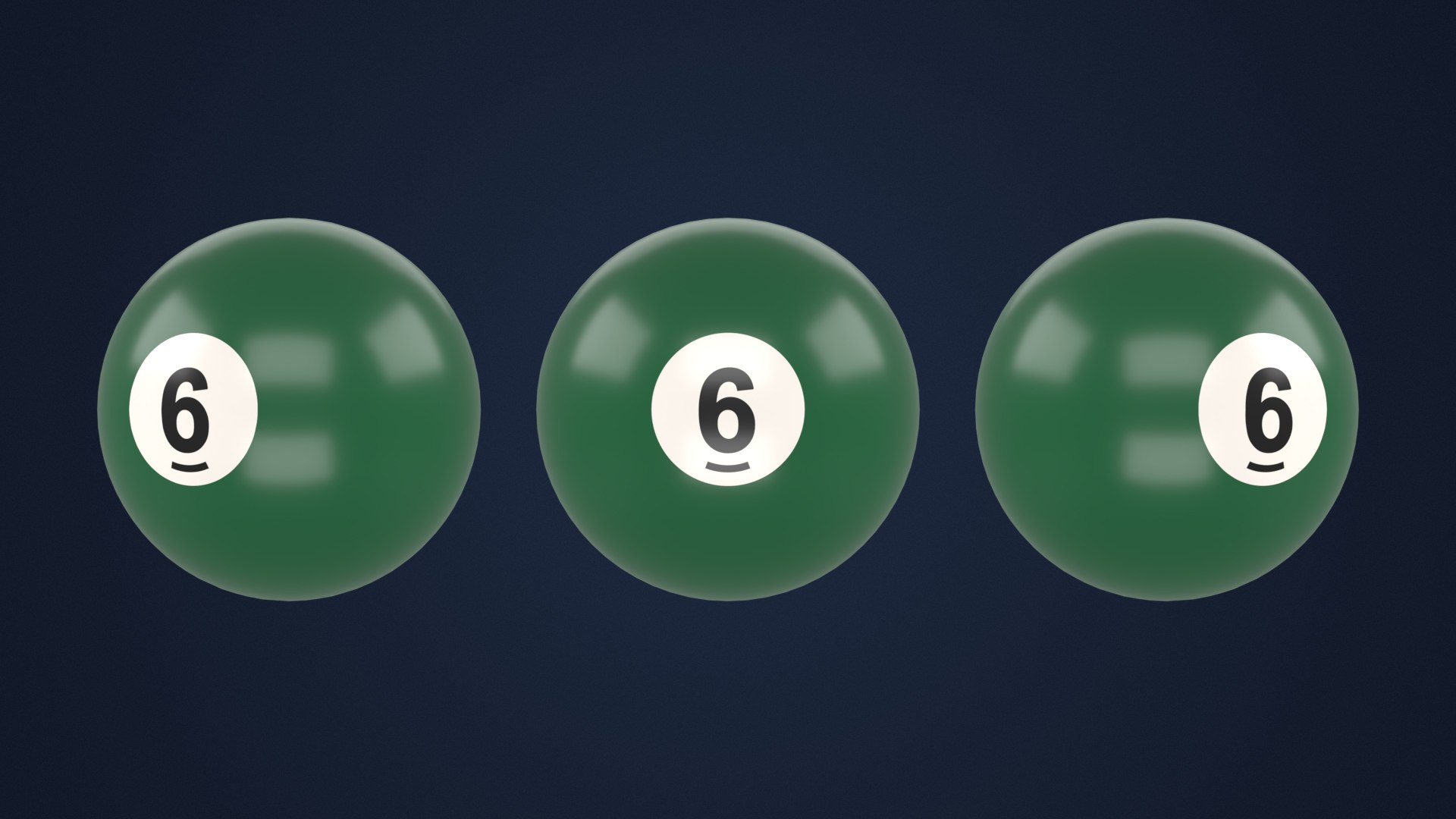 3D Billiard balls model TurboSquid 2017014