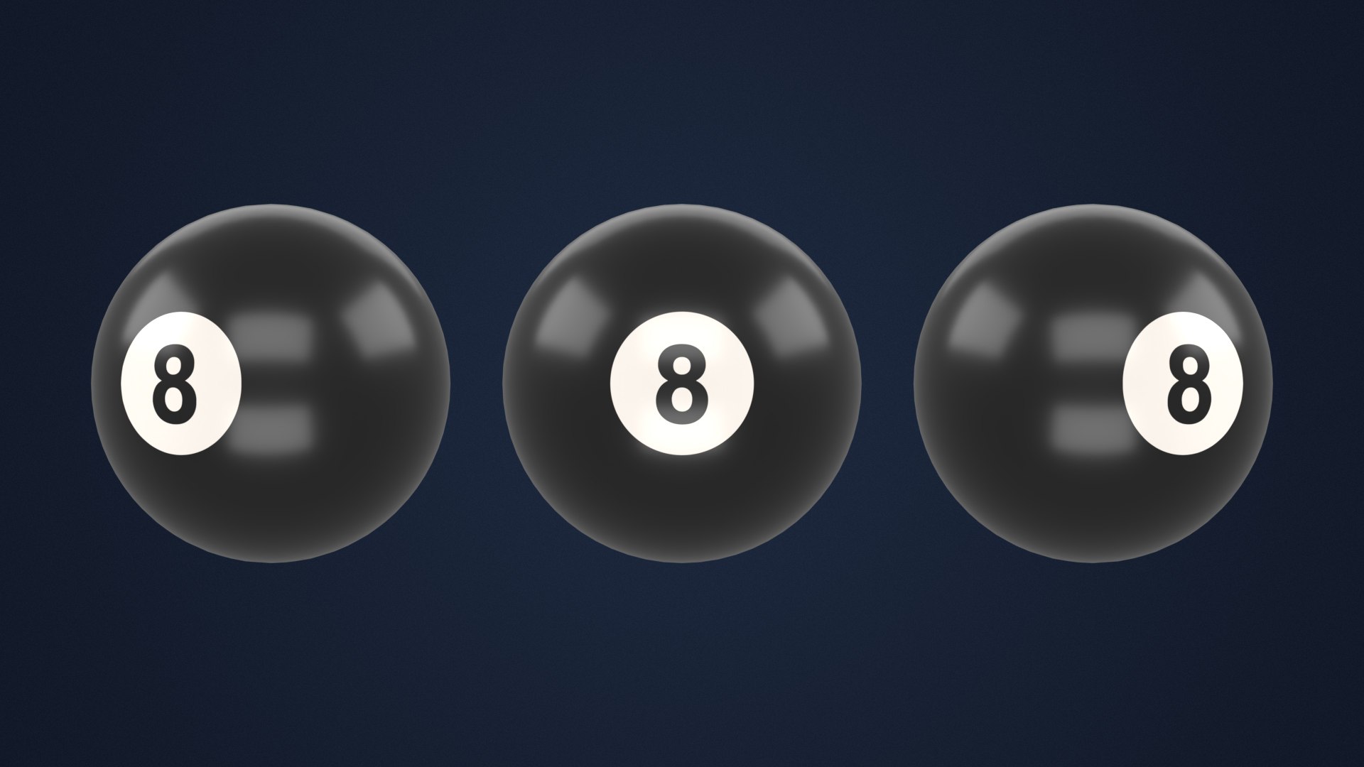 3D Billiard balls model TurboSquid 2017014