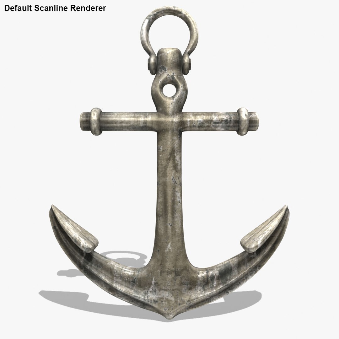 3D model rusty anchor - TurboSquid 1325133