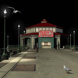 3d hb pier dinner 01 model