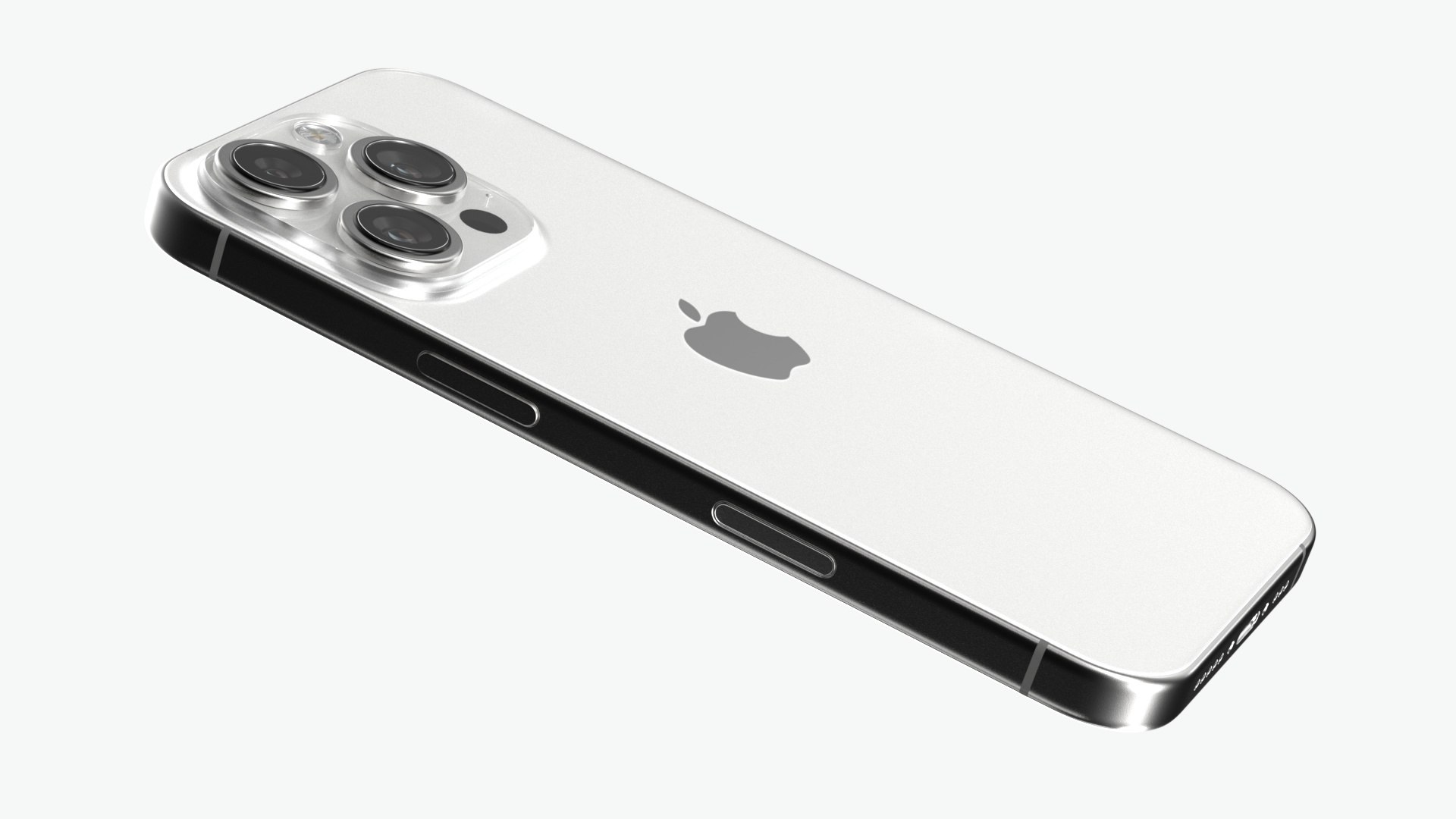 3D Apple IPhone 16 Pro White Titanium - TurboSquid 2281007