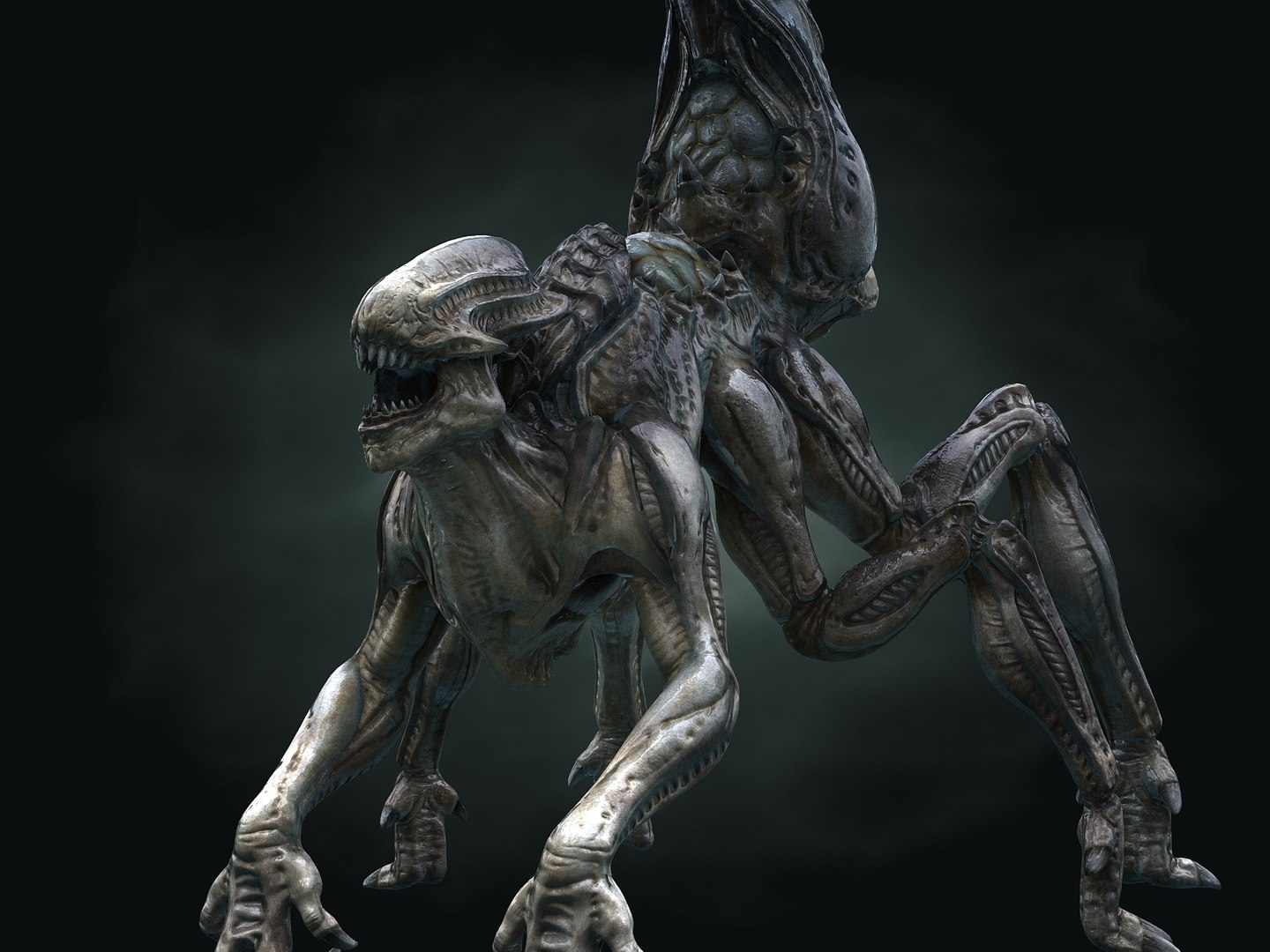 Alien queen creature hd 3D model - TurboSquid 1204228